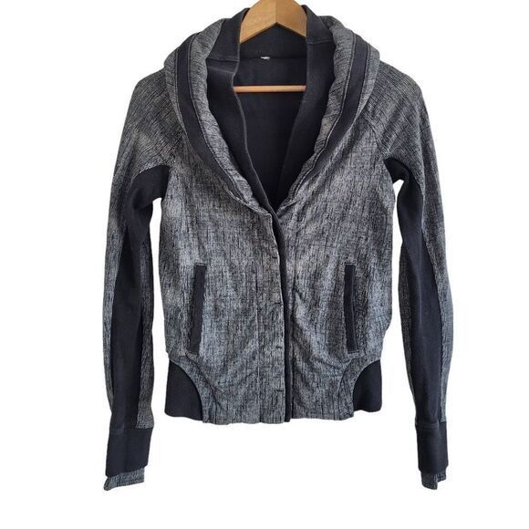 Lululemon To Class Jacket burlap texture black dune size 2 - Picture 7 of 16